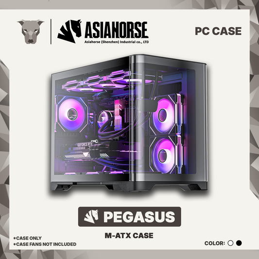 PEGASUS Mid-Tower M-ATX Dual Chamber PC Case