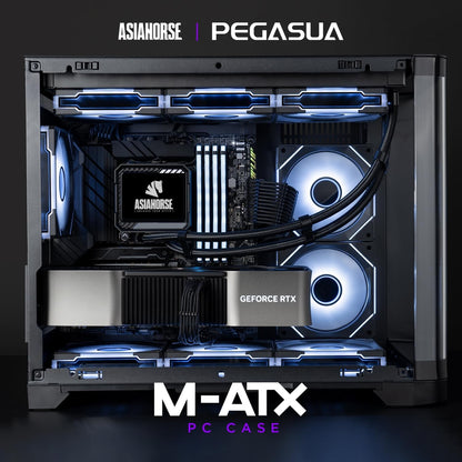 PEGASUS Mid-Tower M-ATX Dual Chamber PC Case